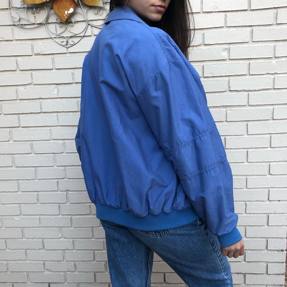 💙Vintage Blue Windbreaker Jacket💙 - Picture 2 of 4